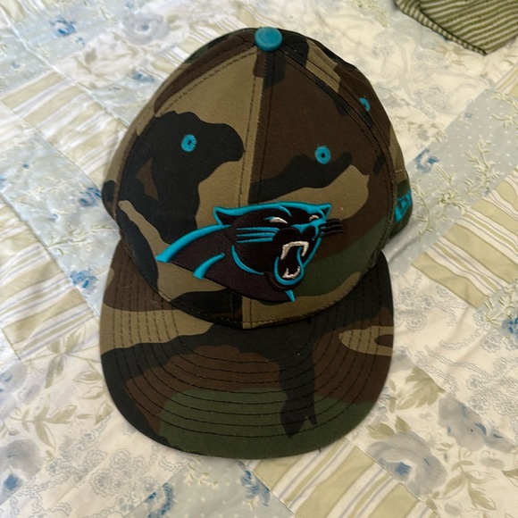 New Camo Panthers fitted 7 1/8 - Picture 1 of 4